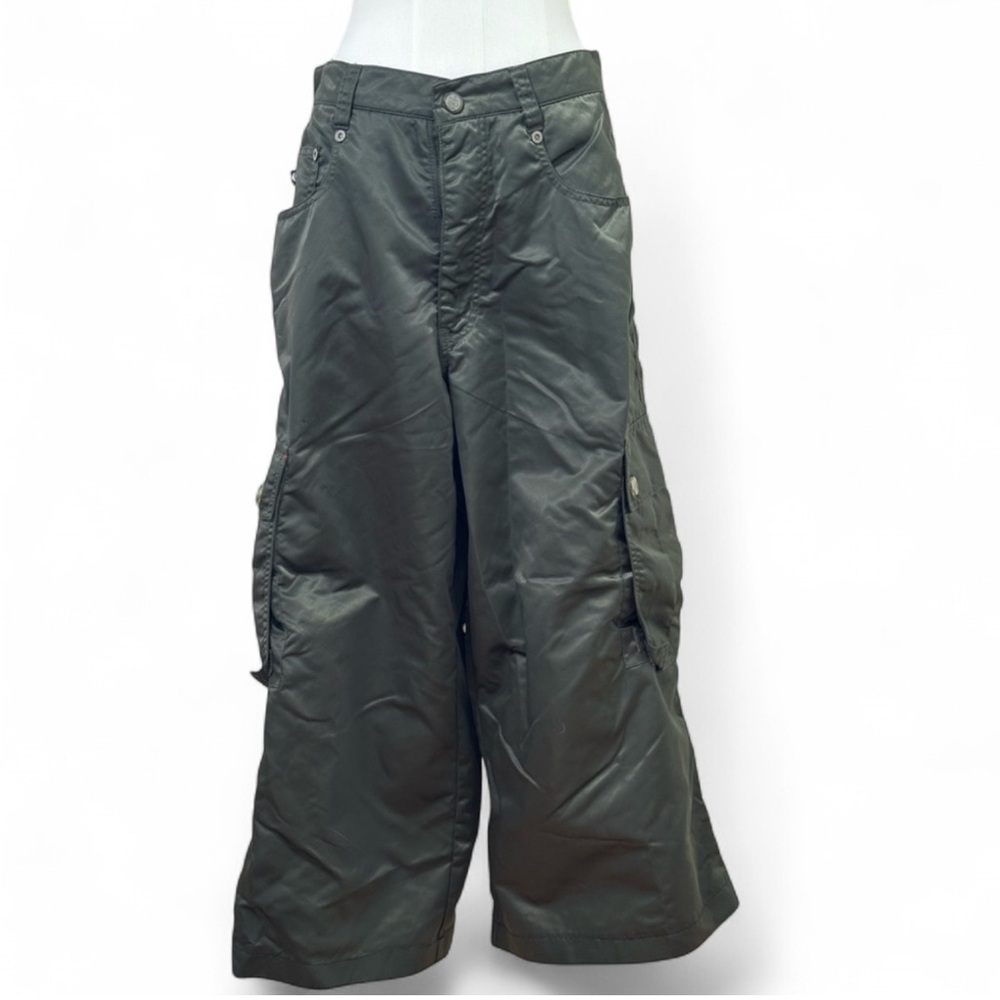 Vintage Kikwear Sound Vision Olive Cargo Pants - size 33